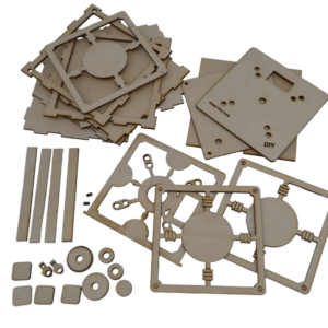 Equipo de construcción para regalo creativo seguro de madera/galleta de tanque de rompecabezas de madera de embalaje de regalo 3D