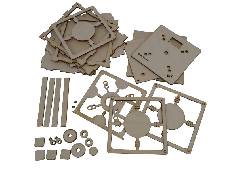 bausatz für holztresor safe kreatives geschenk / geschenkverpackung holz 3d puzzle panzerknacker