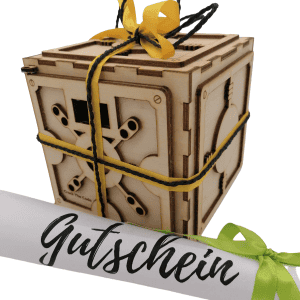 bausatz für holztresor safe kreatives geschenk / geschenkverpackung holz 3d puzzle panzerknacker