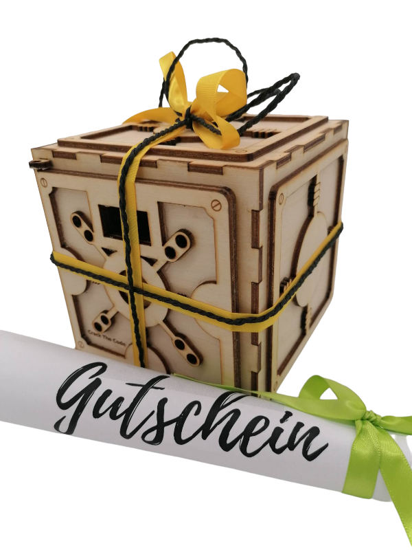 bausatz für holztresor safe kreatives geschenk / geschenkverpackung holz 3d puzzle panzerknacker
