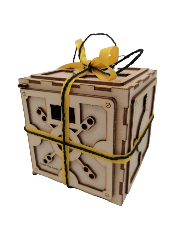 bausatz für holztresor safe kreatives geschenk / geschenkverpackung holz 3d puzzle panzerknacker
