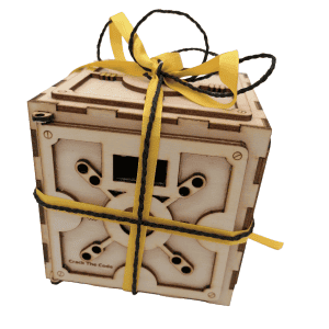 bausatz für holztresor safe kreatives geschenk / geschenkverpackung holz 3d puzzle panzerknacker