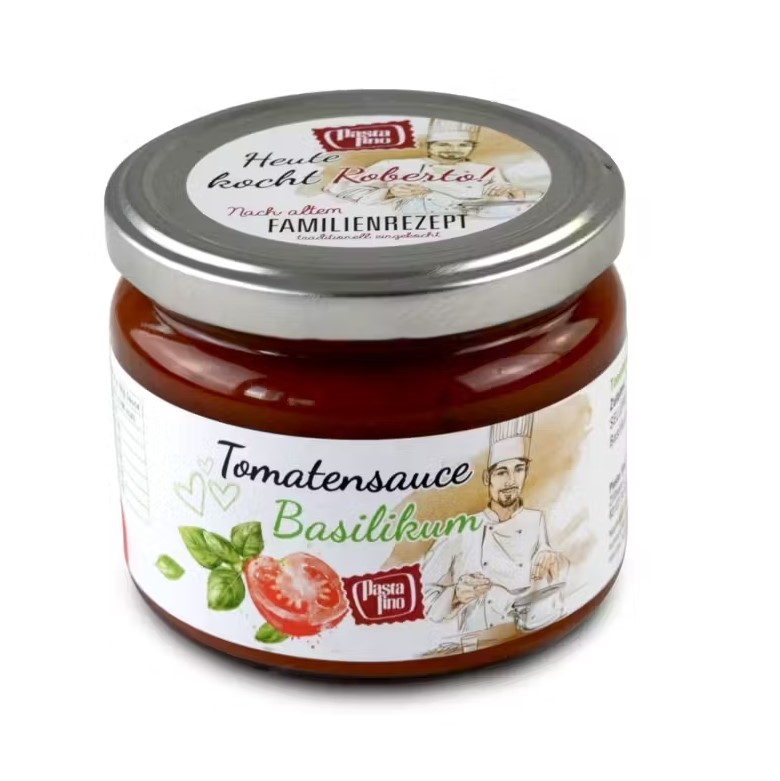 pasta fino tomatensauce mit basilikum nach familienrezept, 280 g