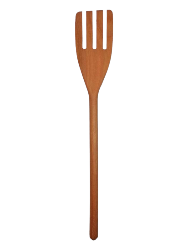 kochlöffel aus kirschbaumholz, 35 cm
