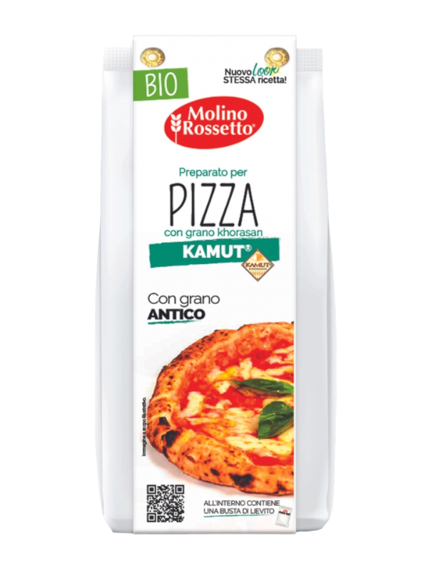 bio pizza mehl mehl mit kamut 400g von molino rossetto