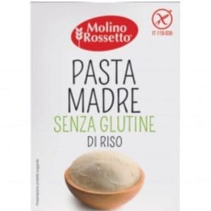 pasta madre sauerteig aus reis (glutenfrei) mit hefe 3x20g von molino rossetto