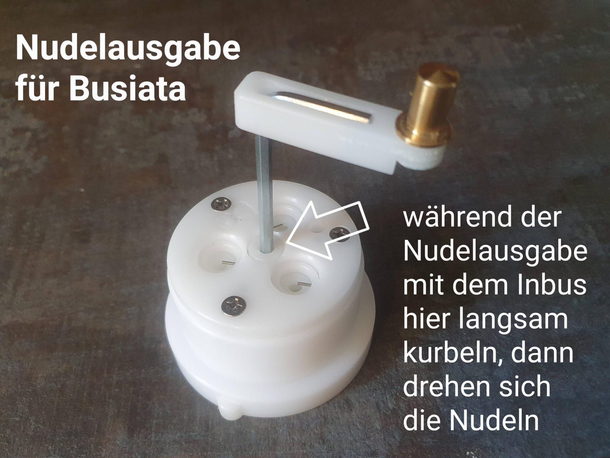 matrize pom busiata für philips pastamaker avance / 7000er
