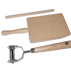 set für handgemachte gnocchi garganelli und farfalle