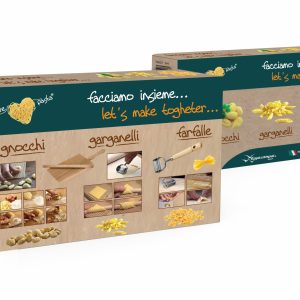 set für handgemachte gnocchi garganelli und farfalle