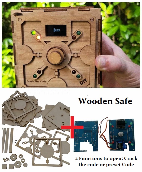 caja fuerte de madera descifra el código