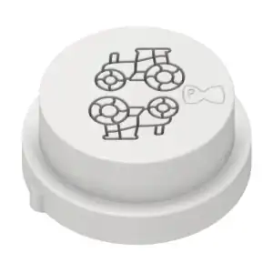 matrize aus pom eis / ice cream für philips avance / 7000er serie / plus und premium