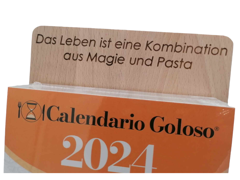 Calendrier de recettes 2024 avec 366 recettes italiennes