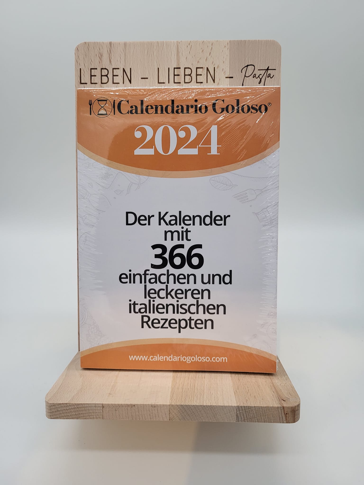 rezeptkalender 2024 mit 366 italienischen rezepten: leben lieben pasta