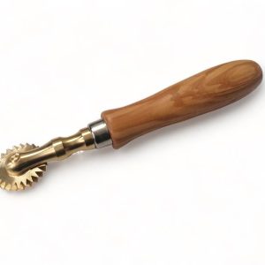 teigrädchen mit gezahnter klinge (30 mm) aus messing (kopie)