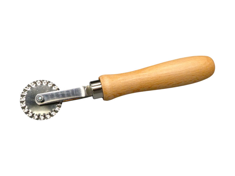 teigroller / teigschneider (1 klinge, gewellt)