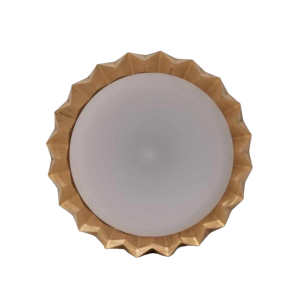 raviolistempel rund aus messing mit olivenholzgriff durchmesser 65 mm