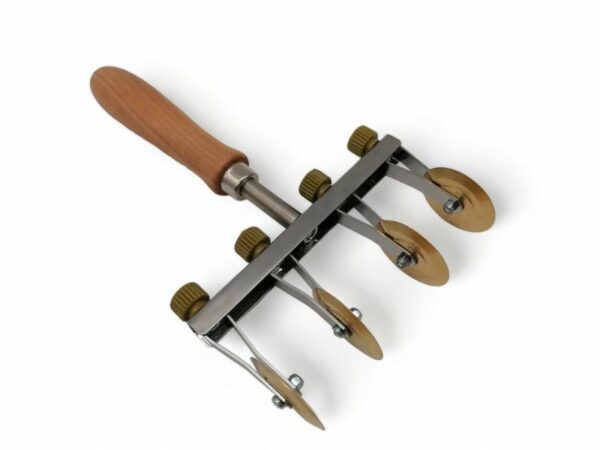 ELETTRO CENTER Nudelschneider | Verstellbar Mit 2 Messing-Klingen