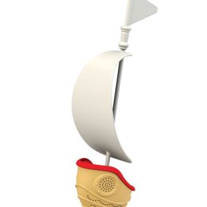 "to the moon!" reinigungstuch, brillenputztuch astronaut