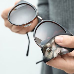 "to the moon!" reinigungstuch, brillenputztuch astronaut