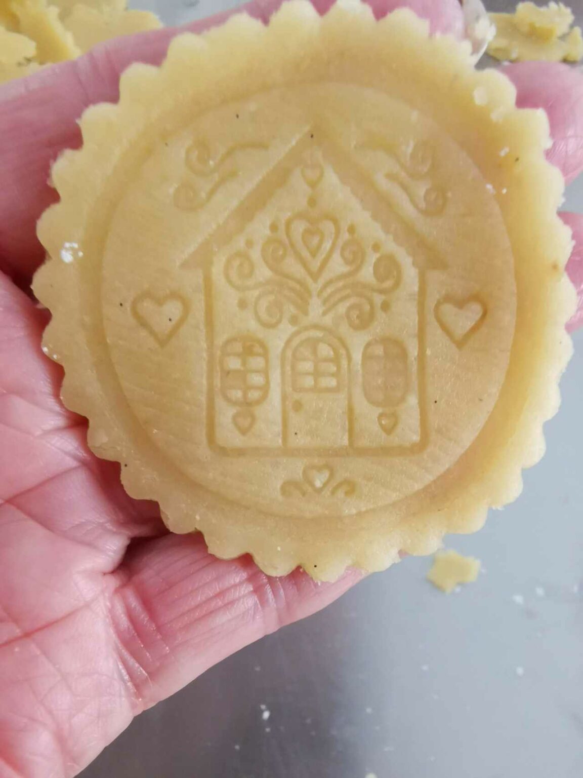 motivstempel aus buchenholz holzstempel lebkuchenhaus
