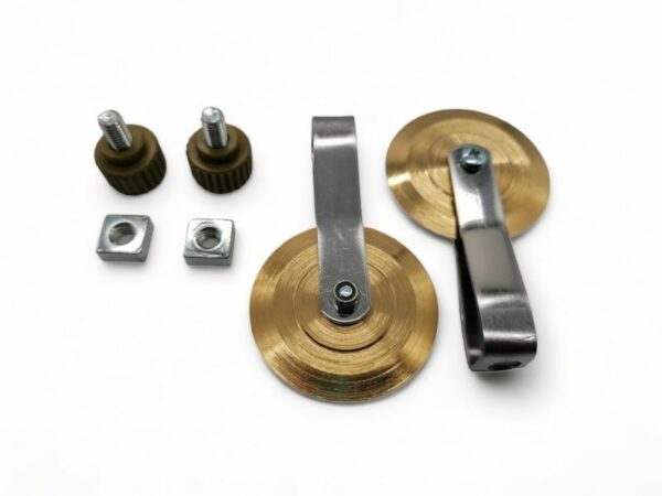 2 replacement or additional dough wheels for adjustable smooth dough cutters