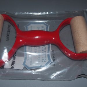 doppelte nudelrolle teigrolle, breite 9 und 12,5 cm, farbe rot