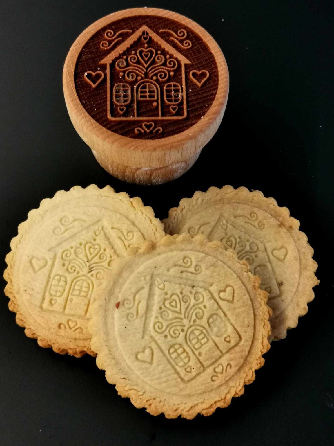 motivstempel aus buchenholz holzstempel für corzetti und kekse