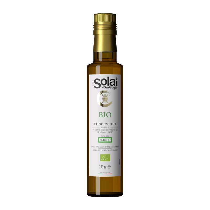 vinaigre gourmand bio spécialité de vinaigre blanc de Modène 250 ml