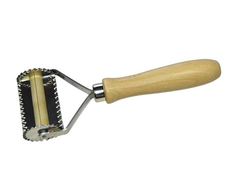 teigroller / teigschneider (wellenrand, 56 mm breite) für tortellini, farfalle und mehr