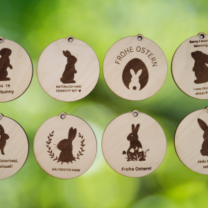bunnyedition geschenkanhänger 8 x groß