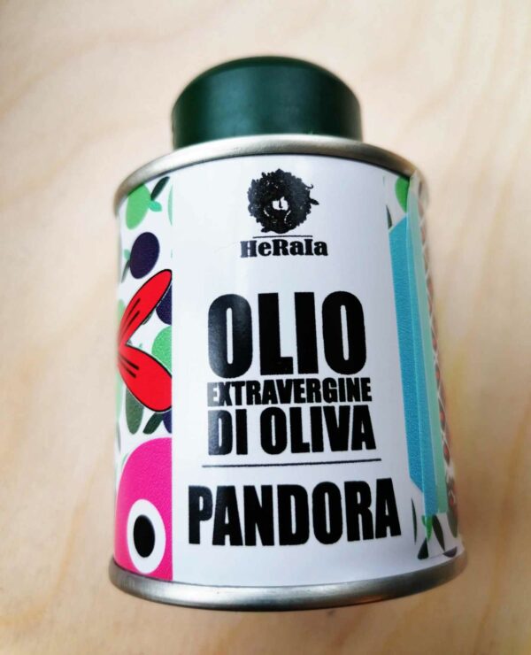 Pandora Olio Huile d'olive extravergine di oliva de Sicile 100 ml