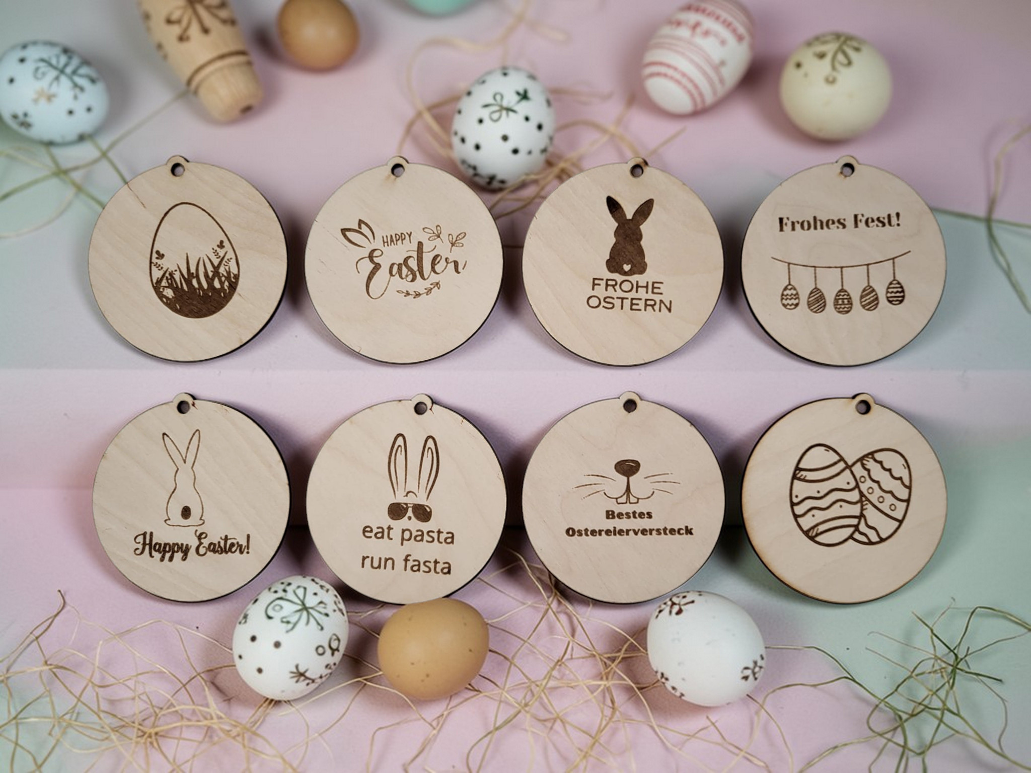 bunnyedition geschenkanhänger 8 x groß