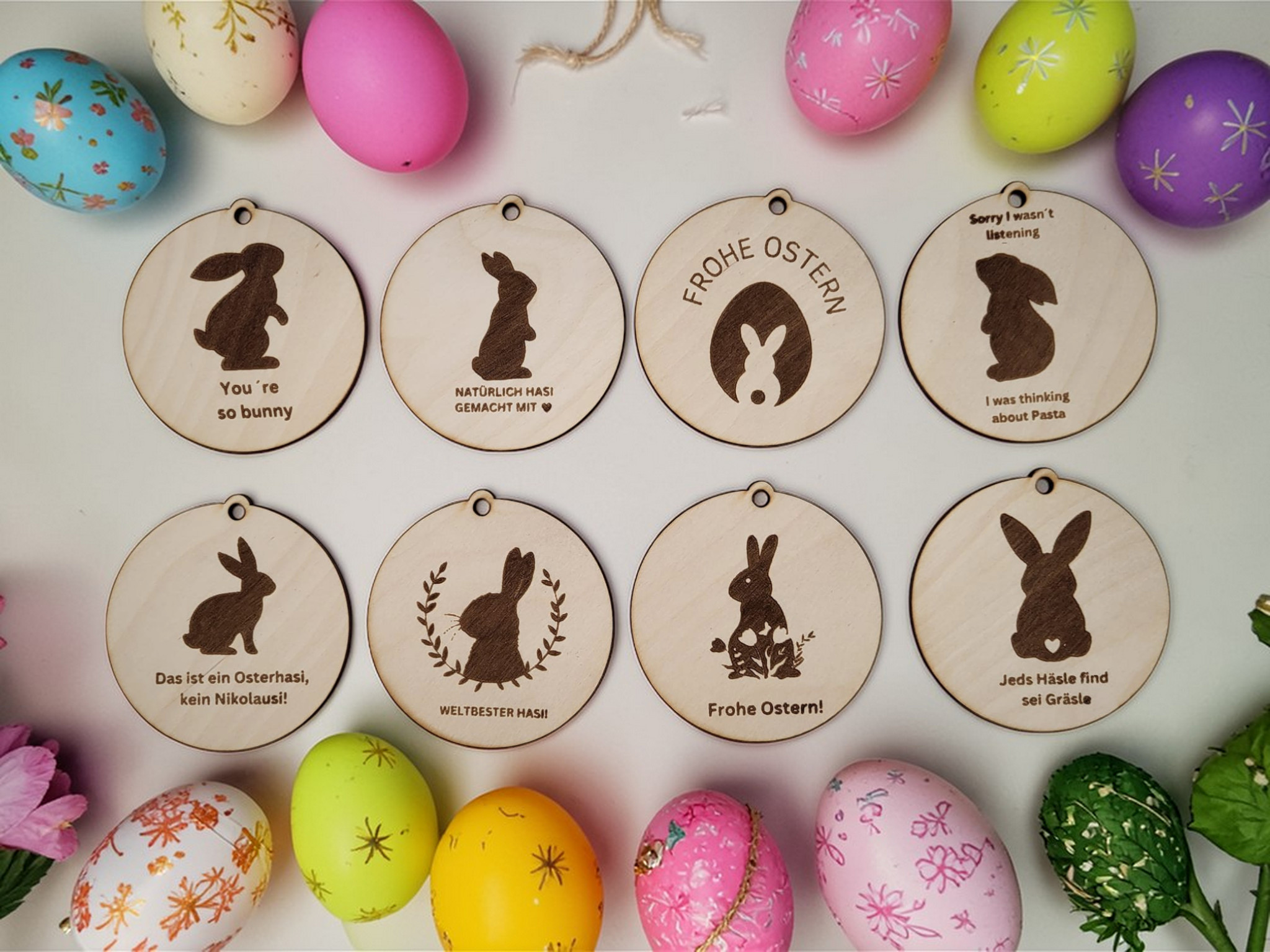 bunnyedition geschenkanhänger 8 x groß