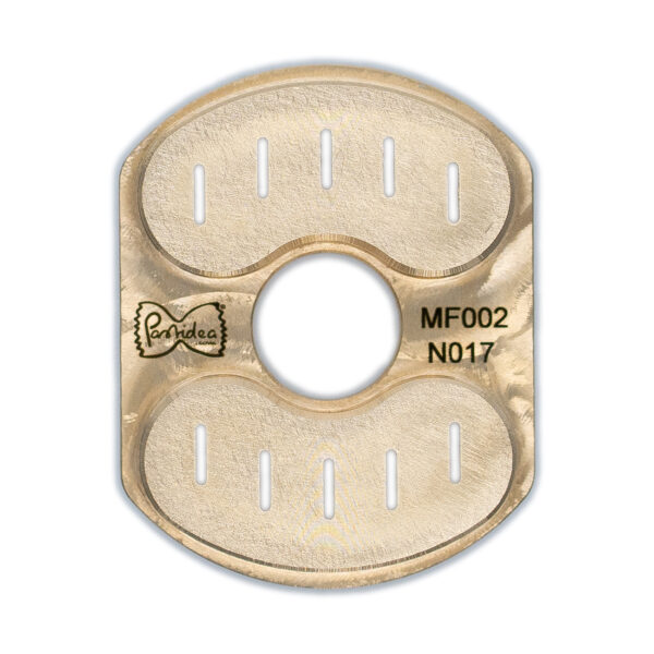 inserto para pasta (tipo 2) en tallarines de bronce de 6 mm para máquina para hacer pasta Philips avance / serie 7000 (se requiere soporte para inserto)