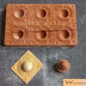 raviolibrettchen für 6 ravioli mit stössel motiv farn