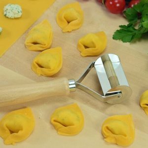 teigroller, teigschneider (glatter rand, 56 mm breite) für tortellini, farfalle