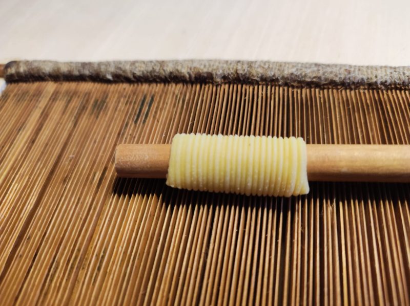 pettine für handgemachte pasta wie in italien des 18. jhd., ca. 20 x 10 cm