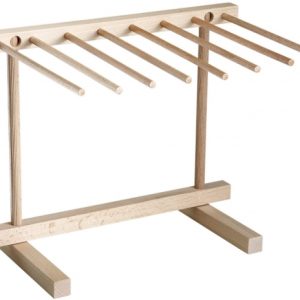 nudeltrockner aus buchenholz, 30 cm, platzsparend faltbar