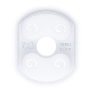 inlay in pom silatelli rigati für philips avance / 7000 series (einsatzhalter erforderlich)