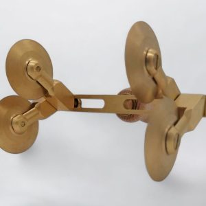 4 facher teigschneider teigrad teigrädchen teigroller, verstellbar, glatt, messing