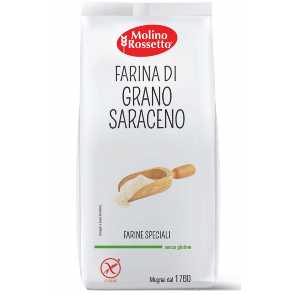 farina di grano saraceno buchweizenmehl 500g (glutenfrei, vitaminreich, und ideal für pizzoccheri)