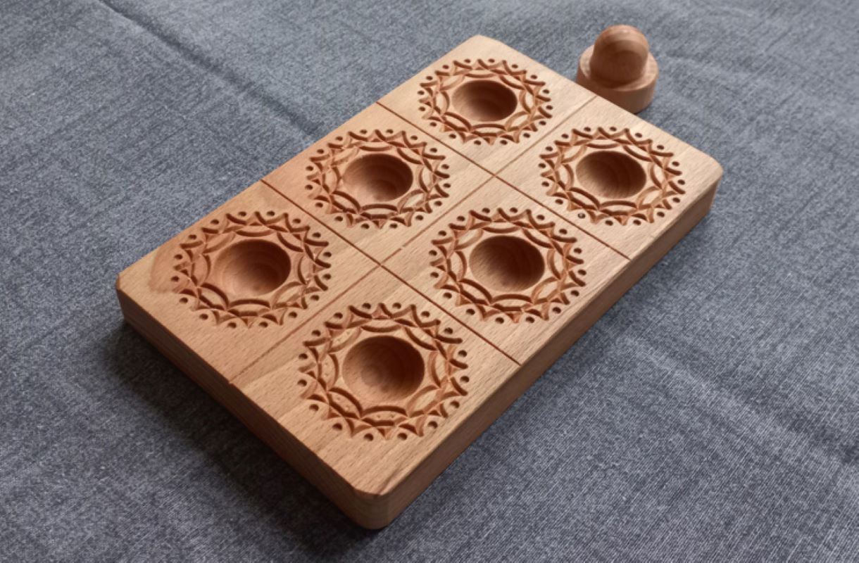 Ravioli board for 6 ravioli mandala