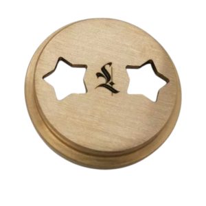 3 matrizen aus bronze spritzgebäck, set stern zickzack zunge, für leonardo torchio ok