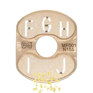 inlay bronze (typ 1) alphabet buchstaben f g h i j für classe italy pastaio und ariete 1581