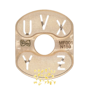 inlay bronze (typ 1) alphabet buchstaben u v x y z für classe italy pastaio und ariete 1581