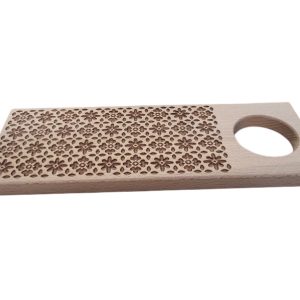 gnocchibrett aus buchenholz blumen