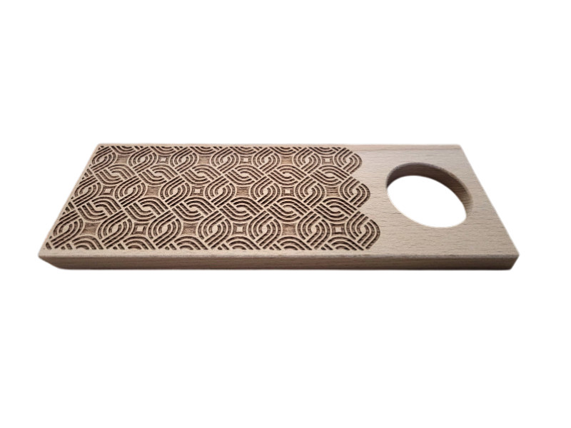 gnocchibrett aus buchenholz verflechtung