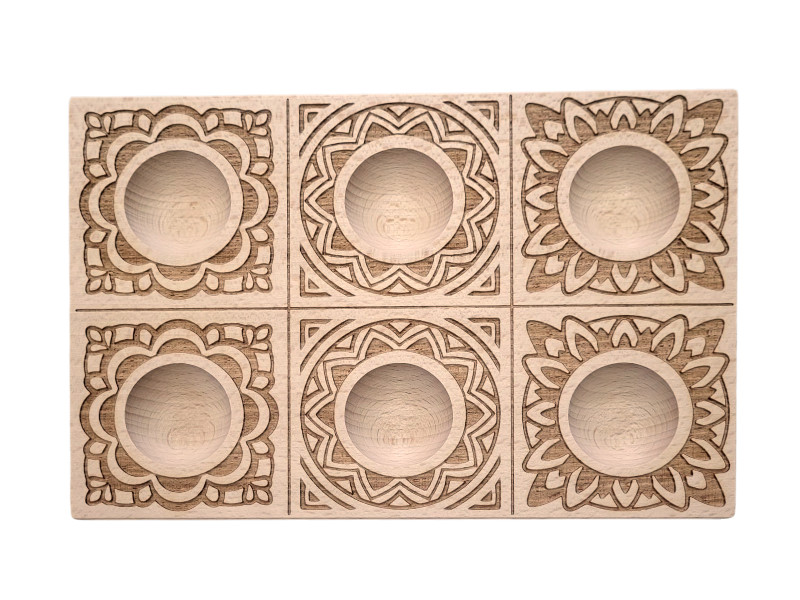 raviolibrettchen für 6 ravioli mandala