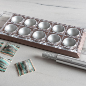 marcato ravioli tablet farbe puder rosa, 10 stück 50x50 mm