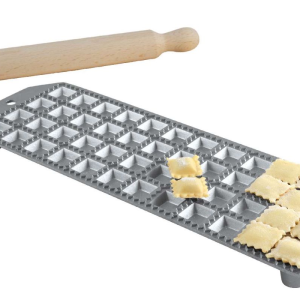 ravioliform alu 48er (quadr.) mit nudelholz